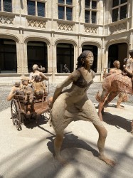 Femme à la charrette