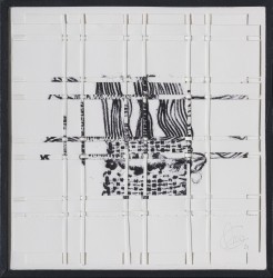 Carré d'échantillons tressés, 2025