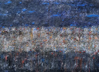 Miroir des sédiments - diptyque, 2021