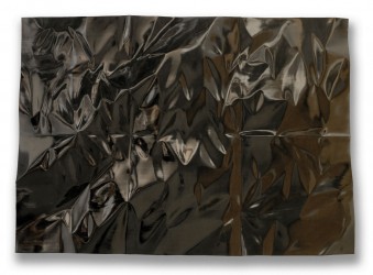 Black froissé déplié, six plis, 2016