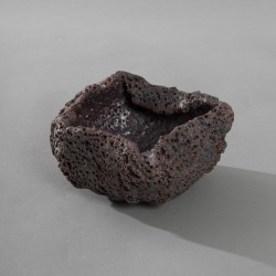 Bol à thé lave- Série de 5 bols pour les aveugles, 1989-1990