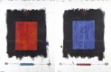 Espaces - Rouge I et Bleu II, diptyque