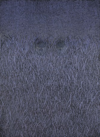 Femme dans l'herbe bleue - TEXEDRE_COCO_189